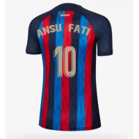 Barcelona Ansu Fati #10 Fotballklær Hjemmedrakt Dame 2022-23 Kortermet